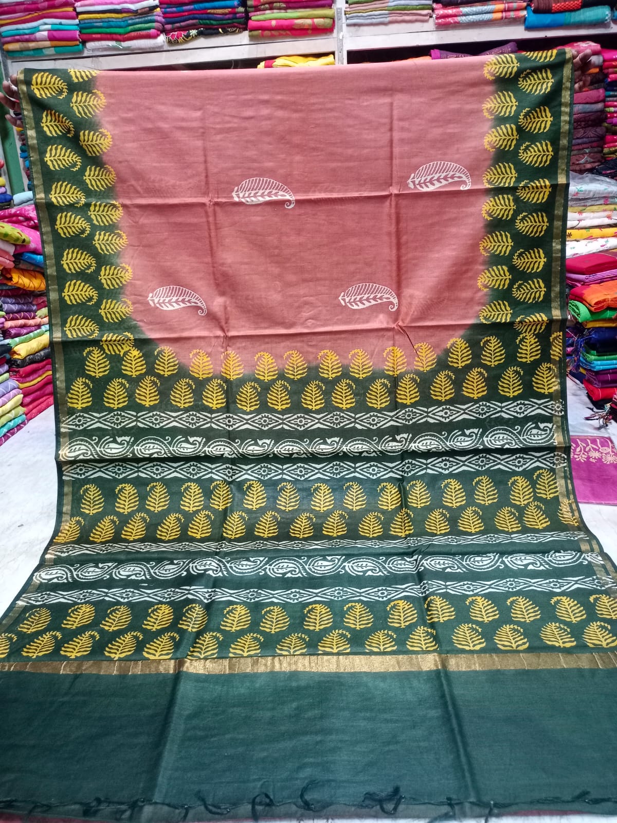 Chanderi Silk With BP