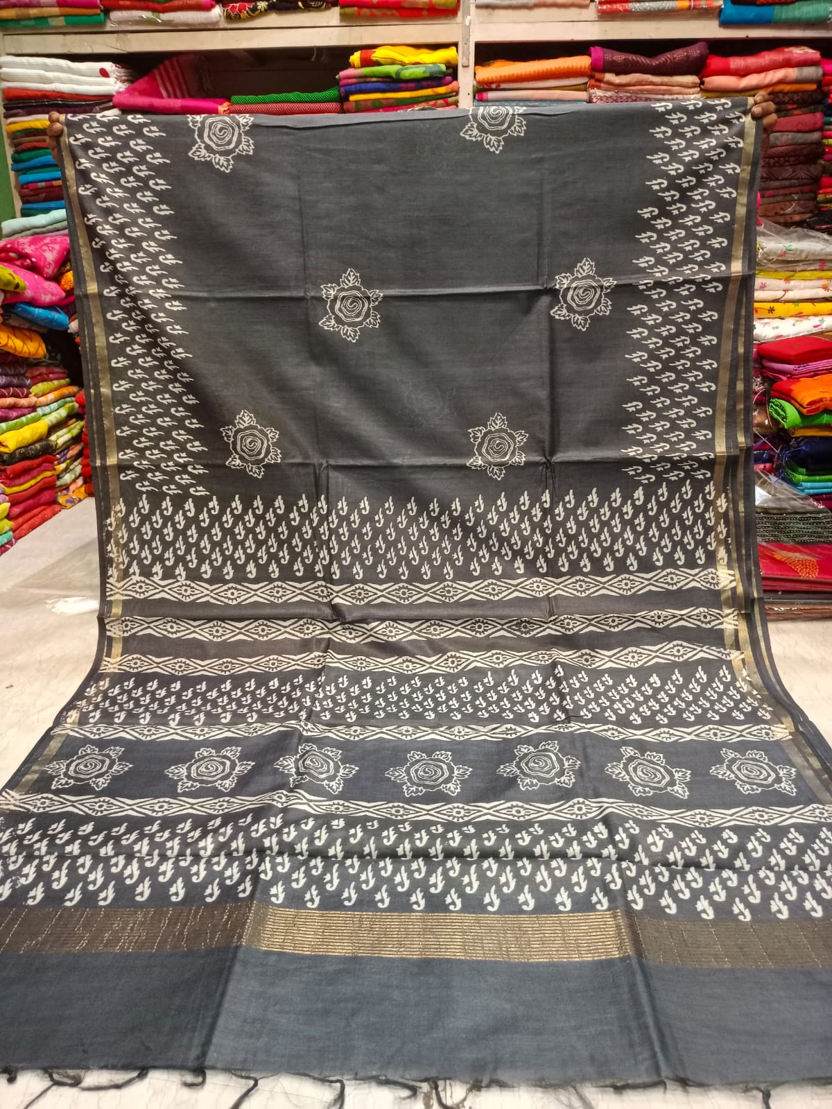 Chanderi Silk With BP