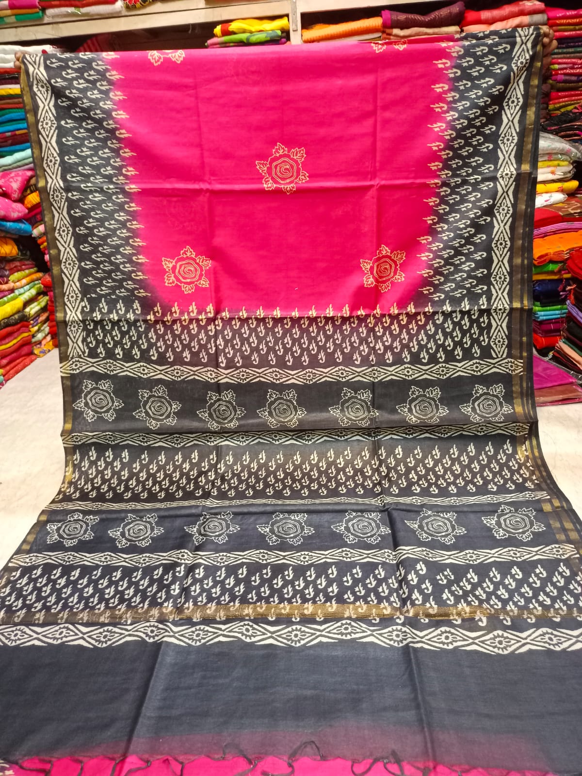 Chanderi Silk With BP