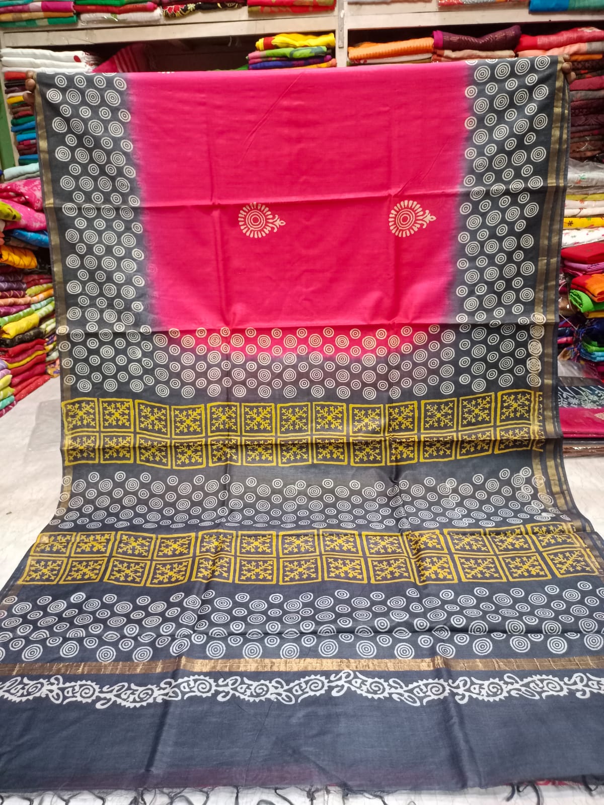 Chanderi Silk With BP