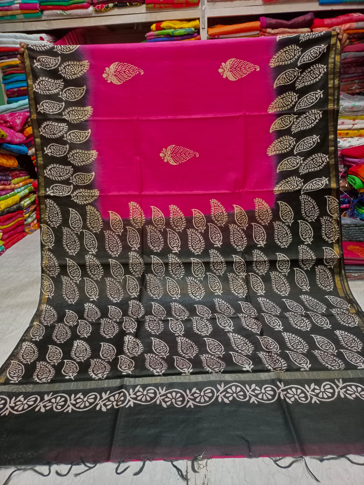 Chanderi Silk With BP