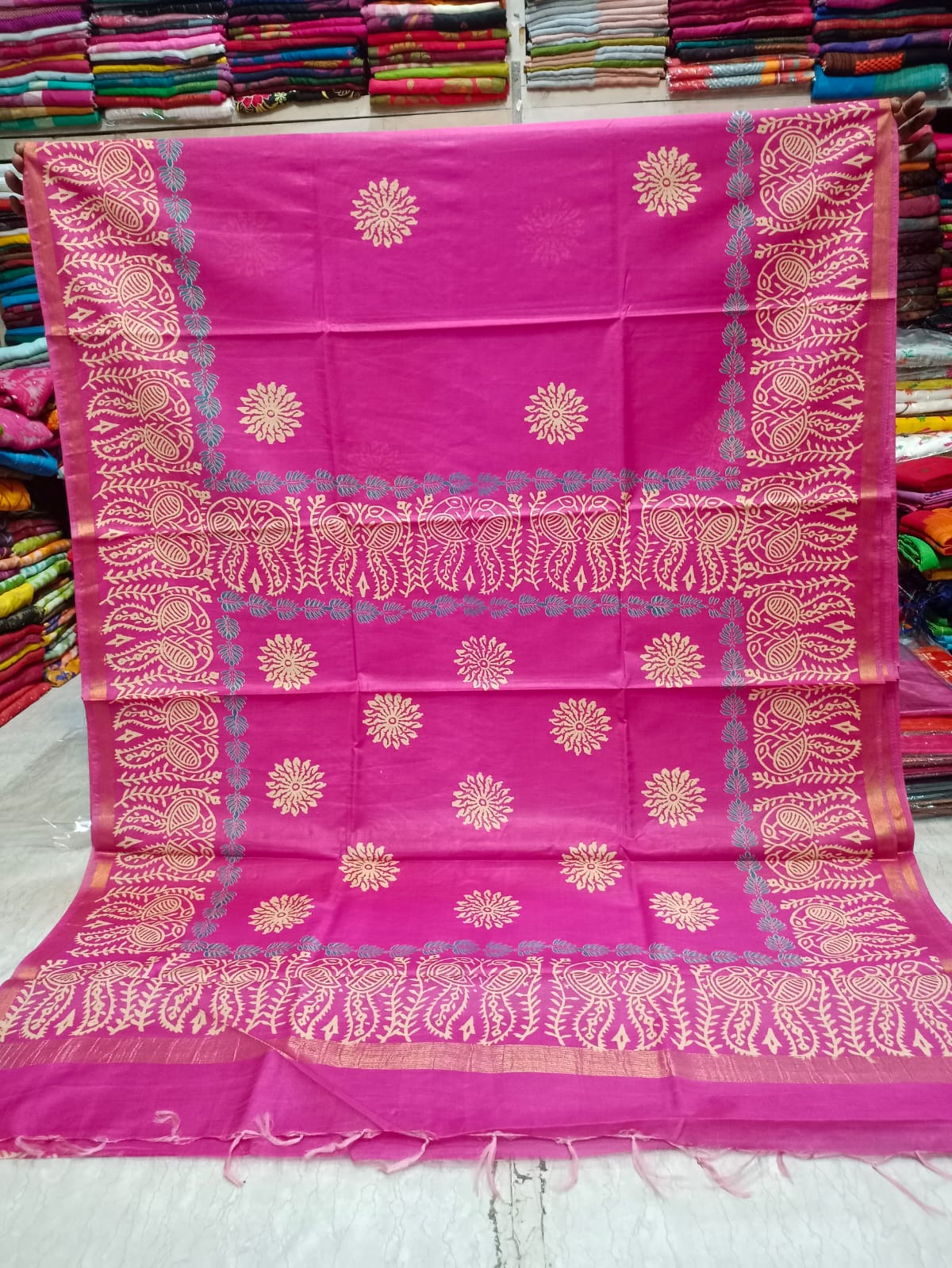 Chanderi Silk With BP
