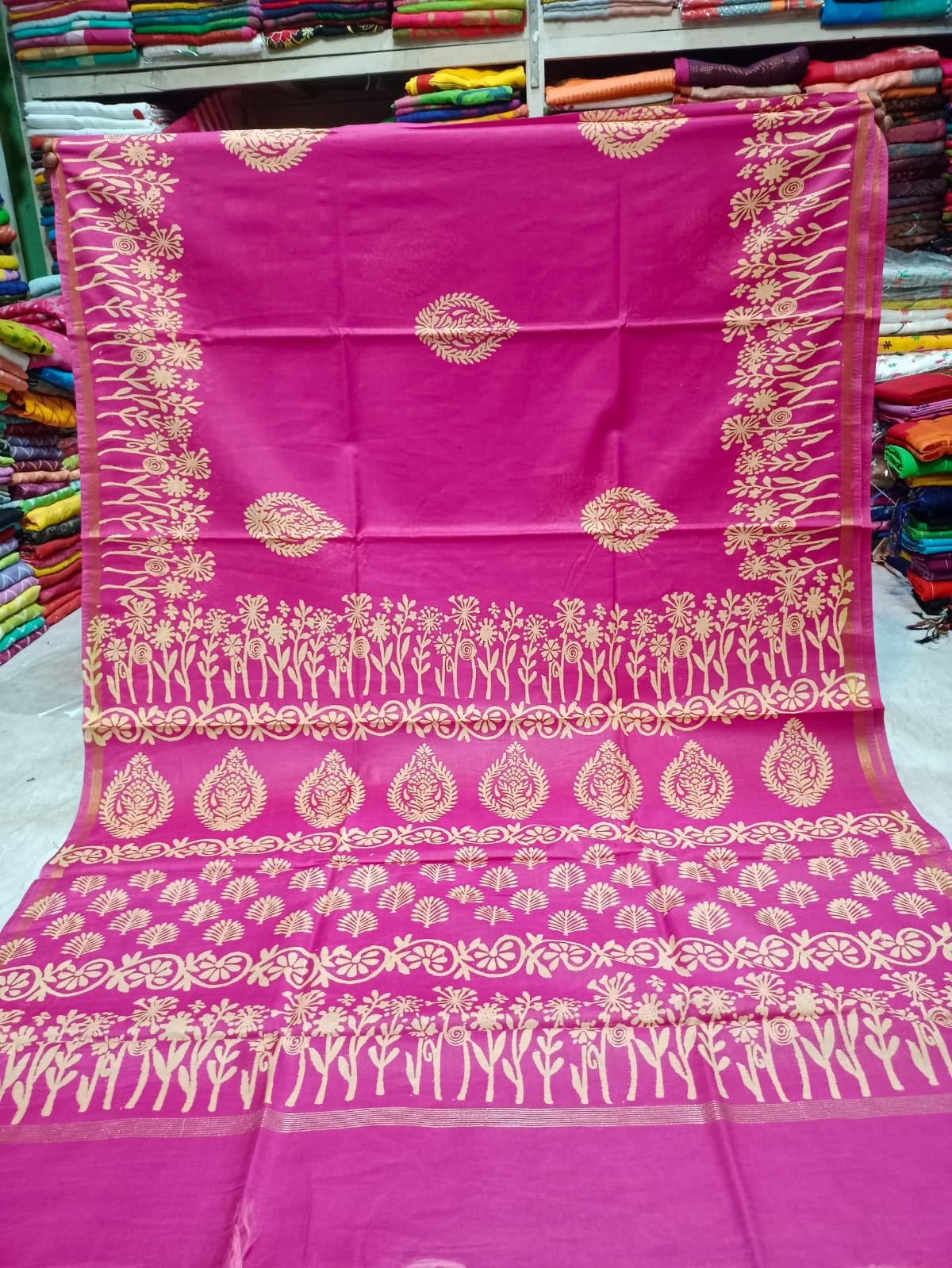 Chanderi Silk With BP