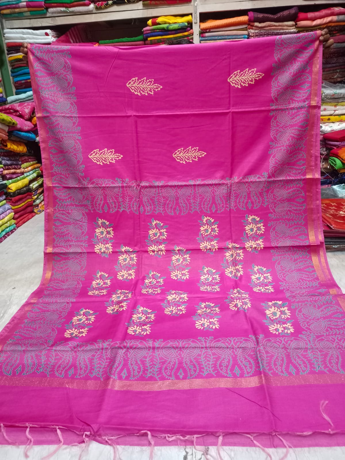 Chanderi Silk With BP