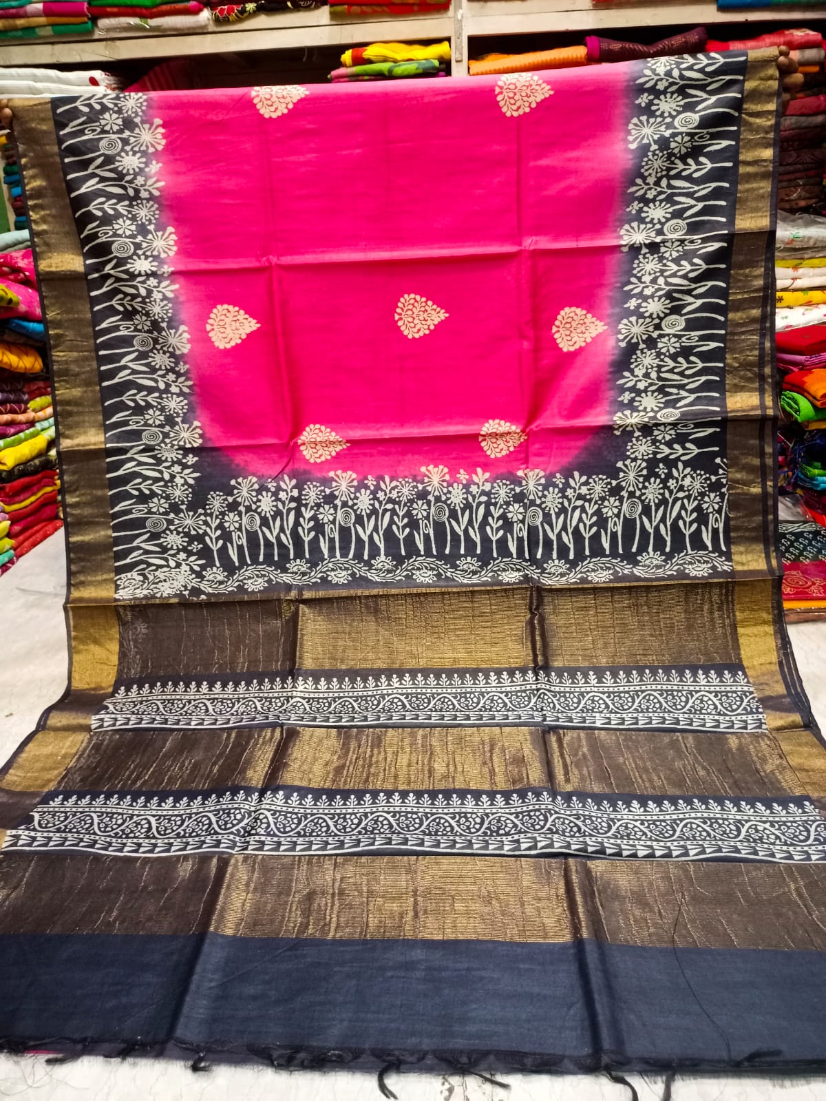 Chanderi Silk With BP