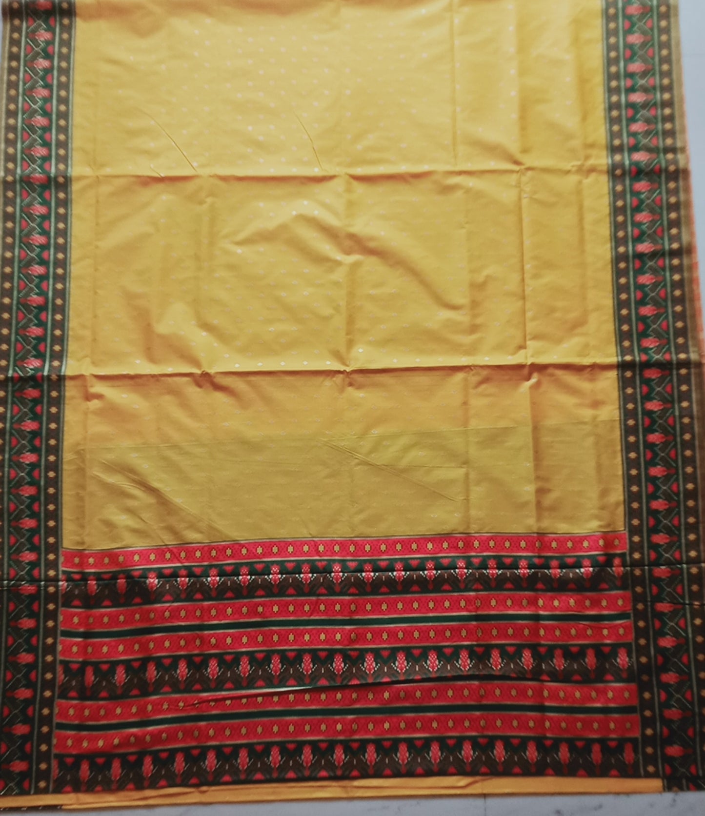 Silk Saree with Peacock Border (Paithani Work)
