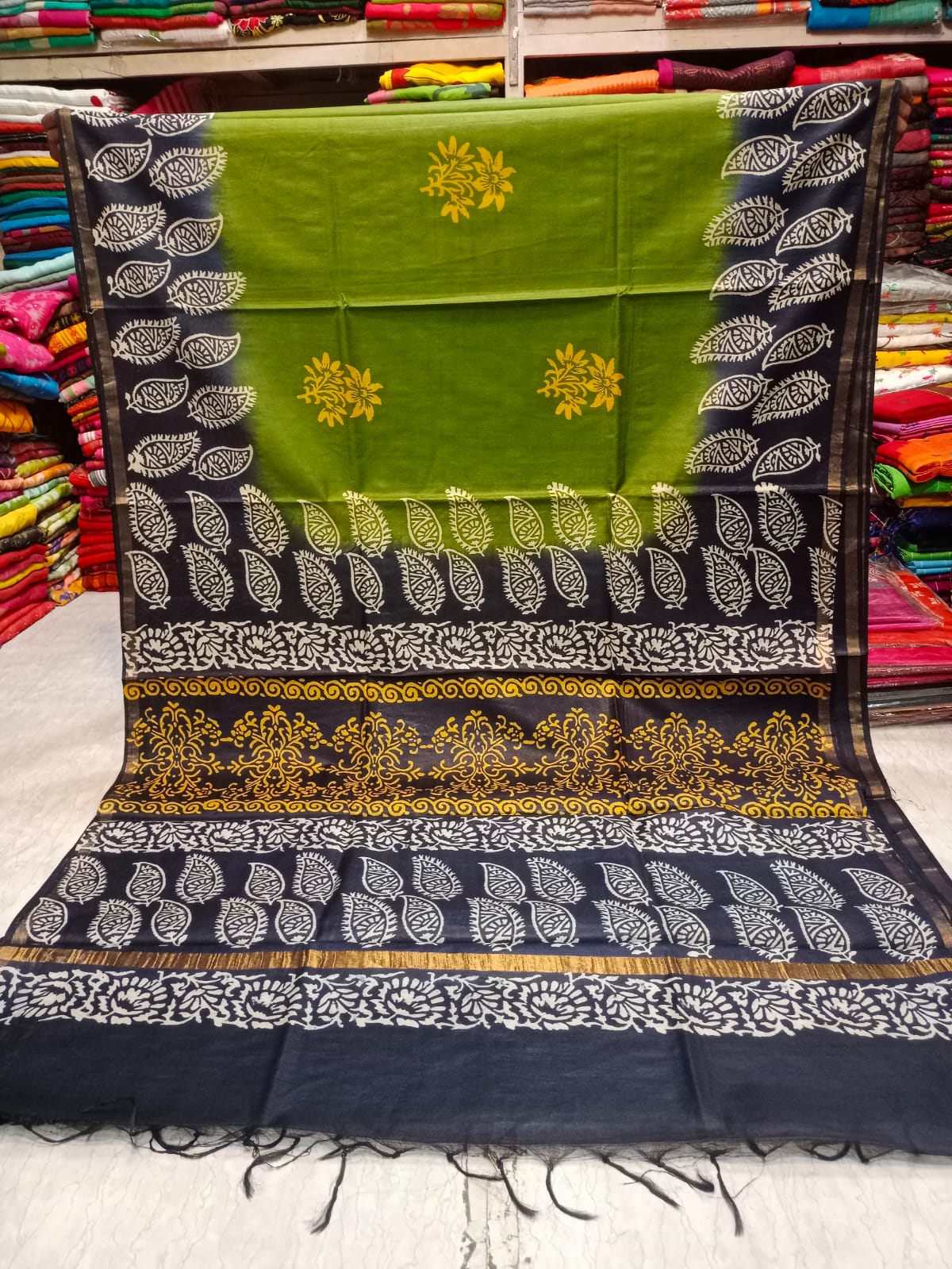 Chanderi Silk With BP
