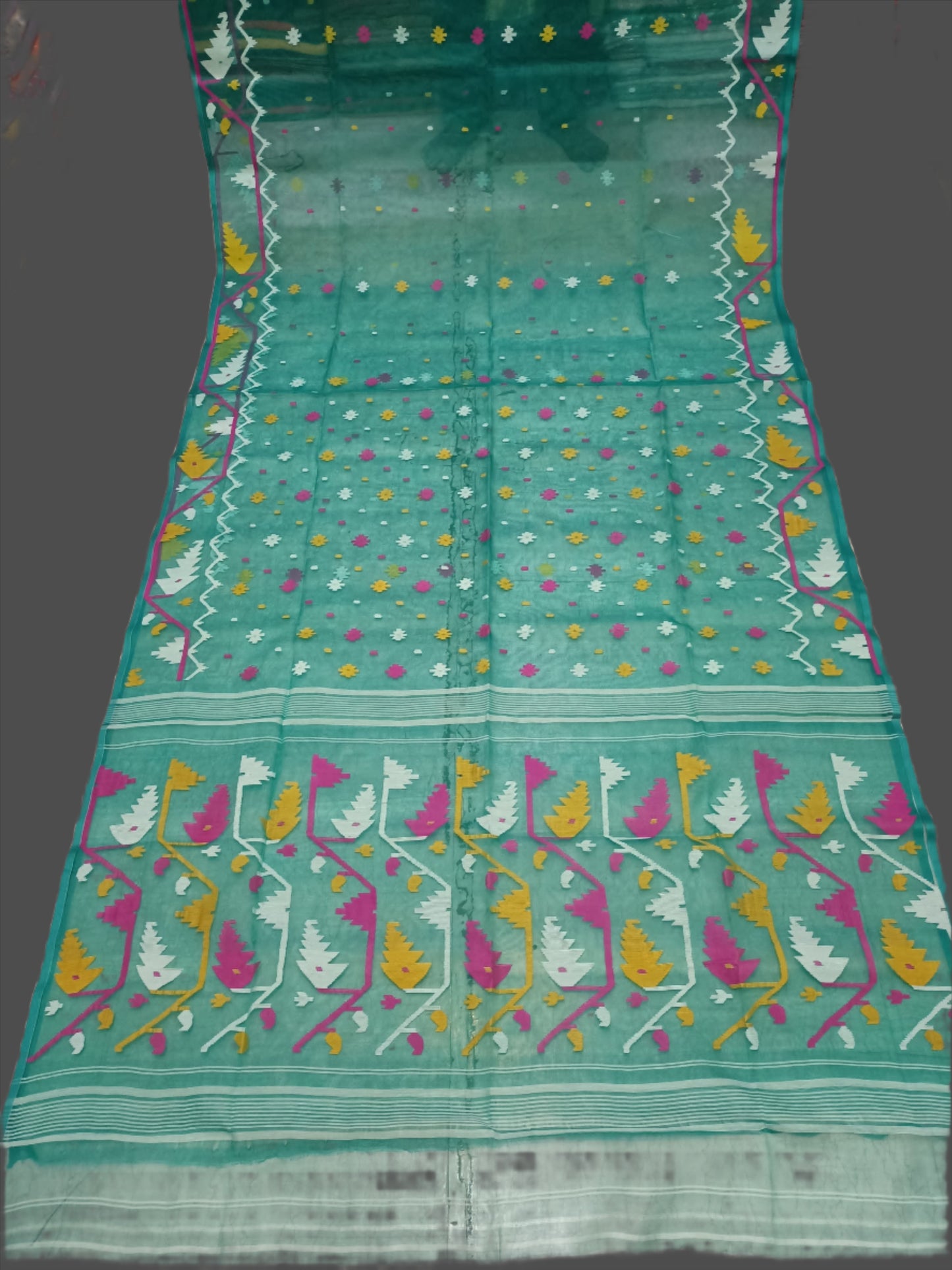 Pure Bangladeshi Muslin Handwork Jamdani