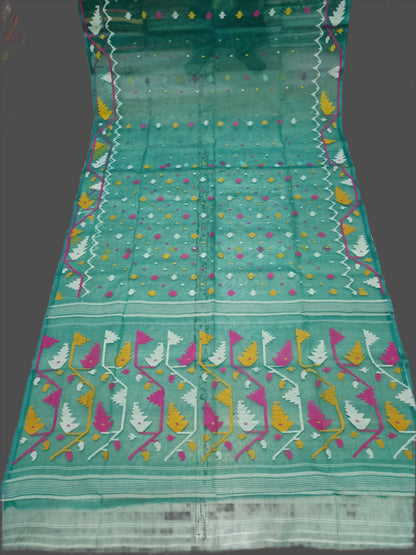 Pure Bangladeshi Muslin Handwork Jamdani