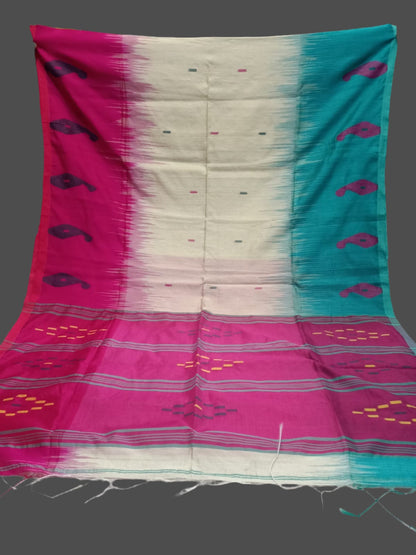 Ikkat Handwork Saree with BP