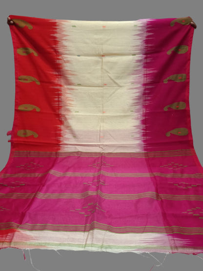 Ikkat Handwork Saree with BP