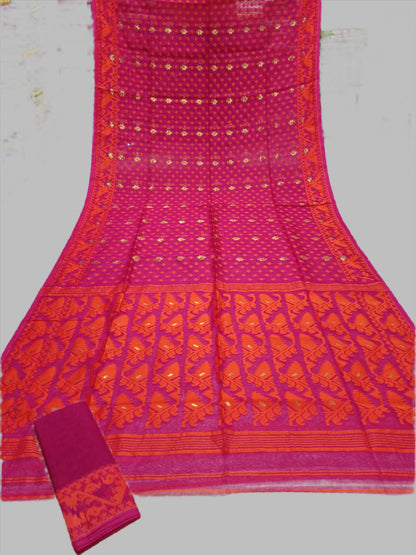 Jamdani Saree with Blouse Piece