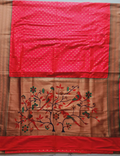 Silk Hazar Booti Contrast Border