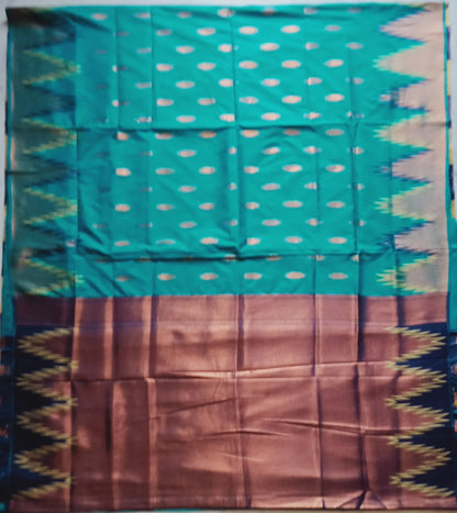 Silk with Zig-Zag Border