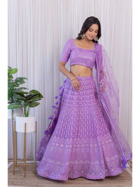 Party Wear Silk Lehenga choli