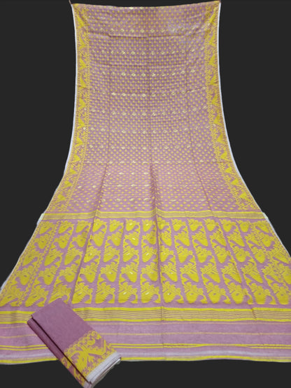 Jamdani Saree with Blouse Piece