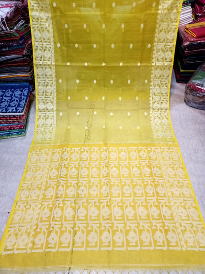 Maslin Jamdani Saree with Blouse